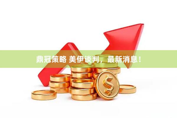 鼎冠策略 美伊谈判，最新消息！